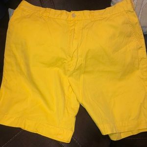 Men- Size 36 Polo yellow shorts.
